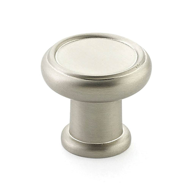 Schaub And Company - Knob, Satin Nickel, 1-1/4'' dia - Satin Nickel