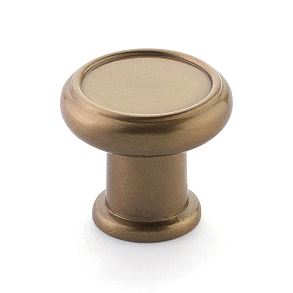 Schaub And Company - Knob, Brushed Bronze, 1-1/4'' dia - Brushed Bronze