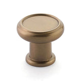 Schaub And Company - Knob, Brushed Bronze, 1-1/4'' dia - Brushed Bronze