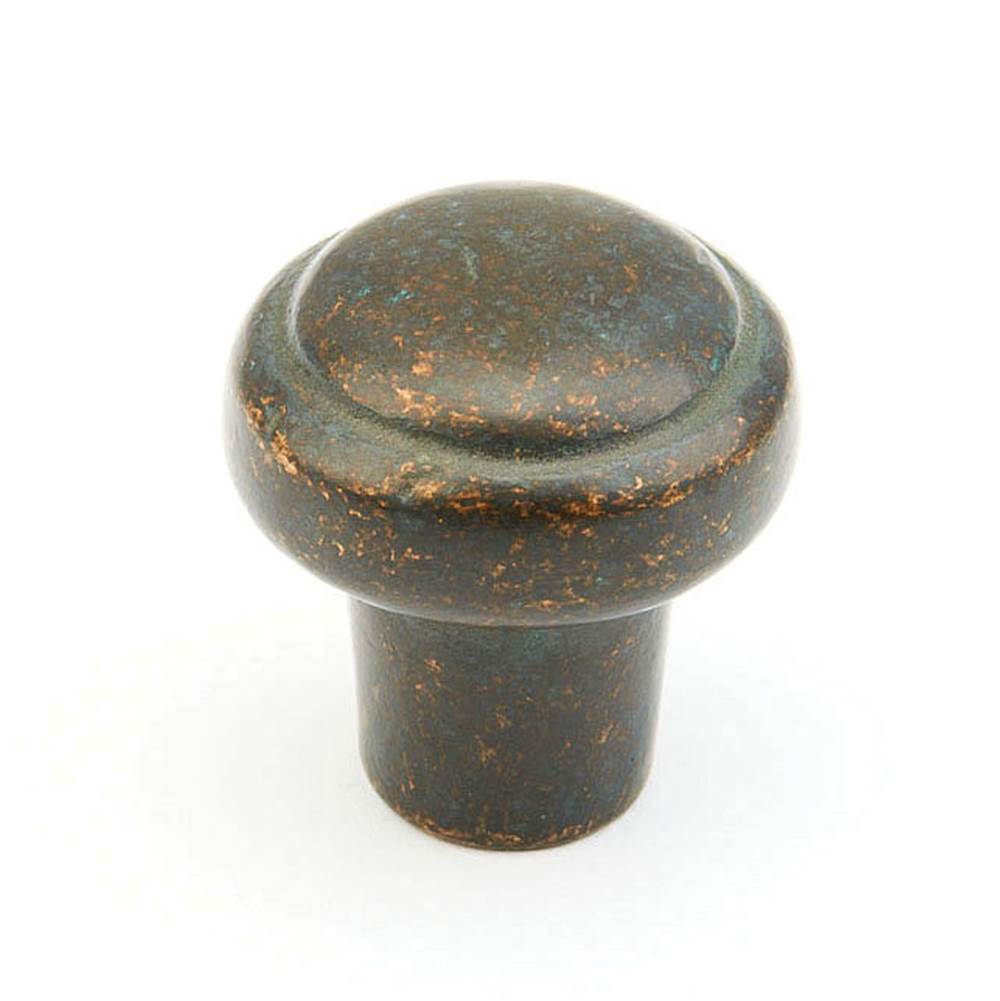 Schaub And Company - Knob, Round, Verde Imperiale, 1-3/8'' dia - Verde Imperiale