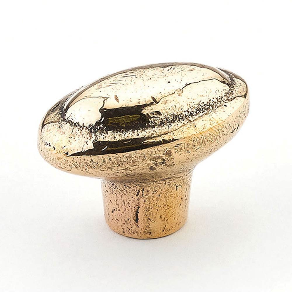 Schaub And Company - Knob, Oval, Natural Bronze, 1-7/8'' dia - Natural Bronze