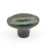 Schaub And Company - Knob, Oval, Verde Imperiale, 1-7/8'' dia - Verde Imperiale
