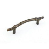 Schaub And Company - Pull, Twig, Antique Bronze, 4'' cc - Antique Bronze