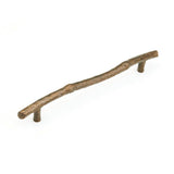 Schaub And Company - Appliance Pull, Twig, Antique Bronze, 12'' cc - Antique Bronze