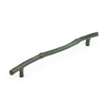 Schaub And Company - Appliance Pull, Twig, Verde Imperiale, 12'' cc - Verde Imperiale