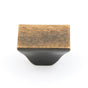Schaub And Company - Knob, Rectangle, Antique Bronze, 1-1/4'' - Antique Bronze