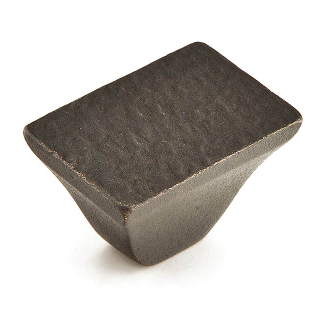 Schaub And Company - Knob, Rectangle, Black Bronze, 1-1/4'' - Black Bronze