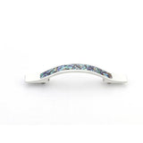 Schaub And Company - Imperial Shell,Rectangle Pull,4'' Cc With Imperial Shell Inlay On Polished Nickel - Imperial Shell