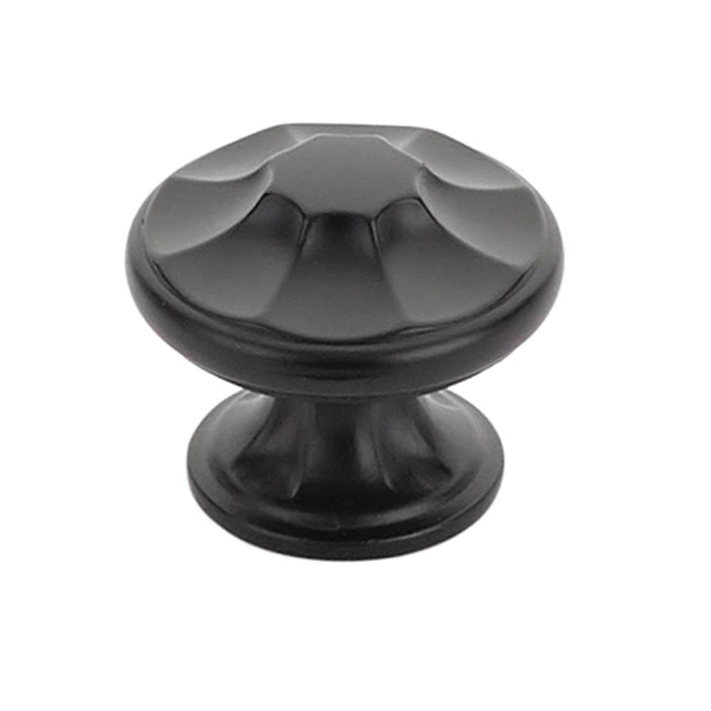 Schaub And Company - Knob, Matte Black,1-3/8'' dia - Matte Black
