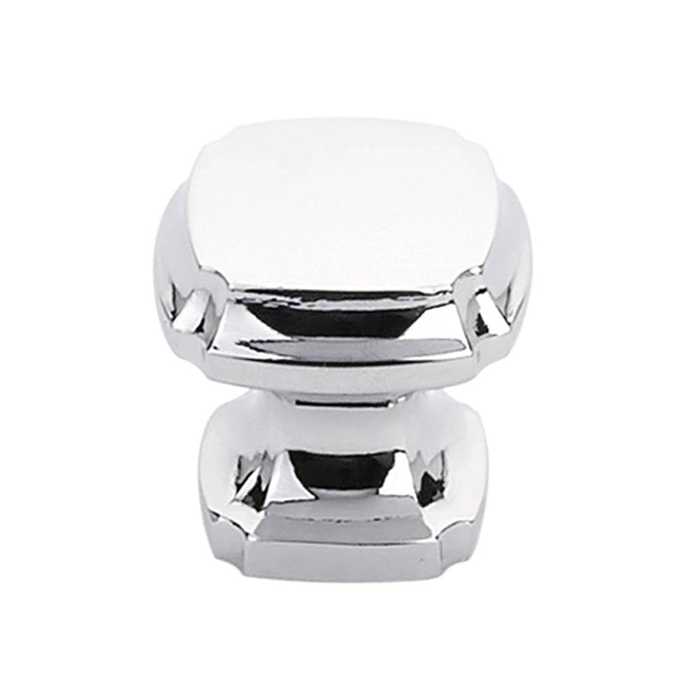 Schaub And Company - Knob, Square, Polished Chrome, 1-3/8'' dia - Polished Chrome