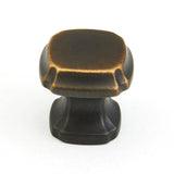 Schaub And Company - Knob, Square, Ancient Bronze, 1-3/8'' dia - Ancient Bronze