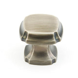 Schaub And Company - Knob, Square, Antique Nickel, 1-3/8'' dia - Antique Nickel