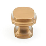 Schaub And Company - Knob, Square, Brushed Bronze, 1-3/8'' dia - Brushed Bronze