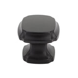 Schaub And Company - Knob, Square, Matte Black, 1-3/8'' dia - Matte Black