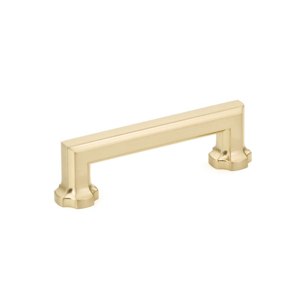 Schaub And Company - Pull, Signature Satin Brass, 3-1/2'' cc - Signature Satin Brass