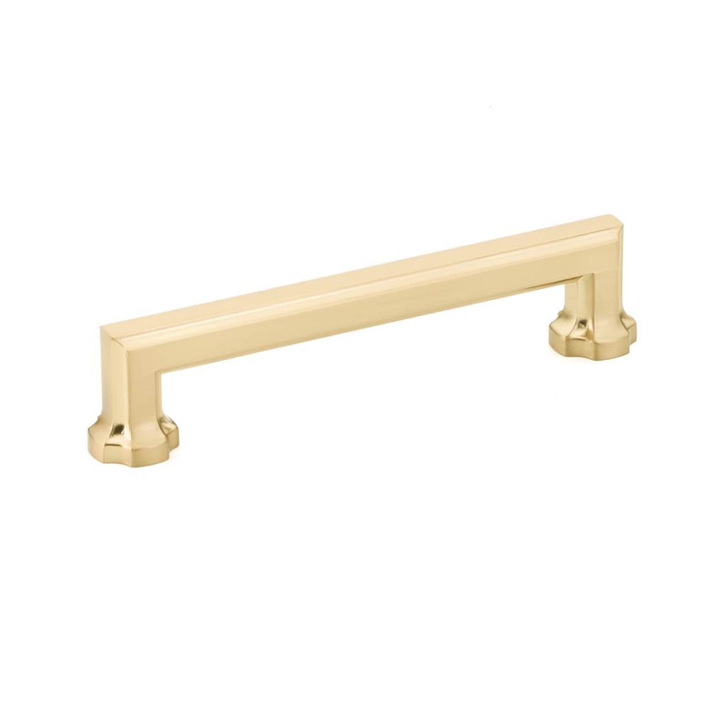 Schaub And Company - Pull, Signature Satin Brass, 5'' cc - Signature Satin Brass