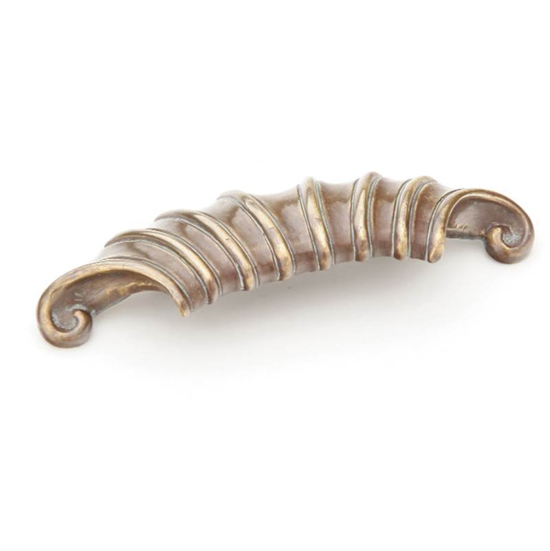 Schaub And Company - Cup Pull, Monticello Brass, 2'' cc - Monticello Brass
