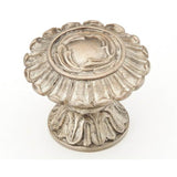 Schaub And Company - Knob, Monticello Silver, 1-1/2'' dia - Monticello Silver