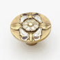 Schaub And Company - Knob, Penshell/Mother of Pearl, Antique Brass, 1-1/2'' dia - Antique Brass