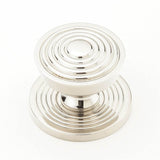 Schaub And Company - Knob with backplate, Polished Nickel, 1-1/8'' dia - Polished Nickel