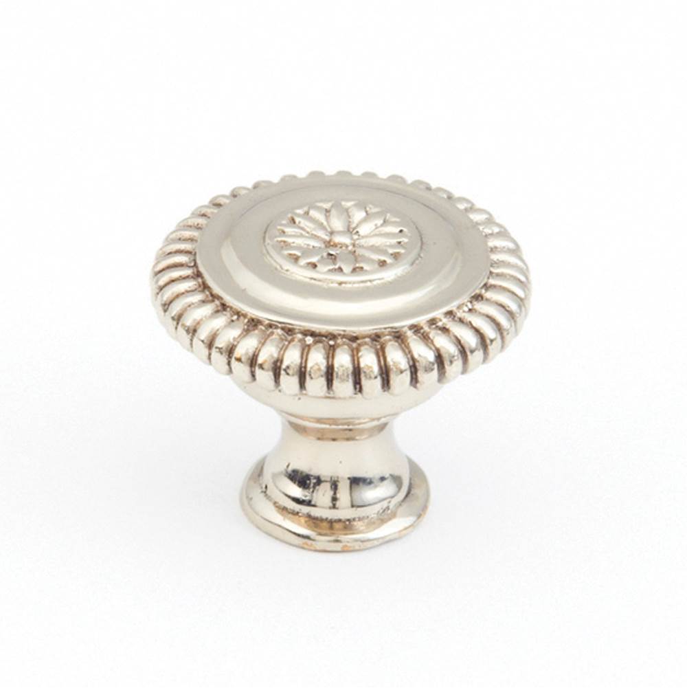 Schaub And Company - Knob, White Brass, 1-5/16'' dia - White Brass
