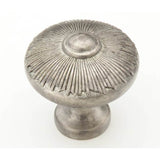 Schaub And Company - Knob, Silver Antique, 1-1/2'' dia - Silver Antique