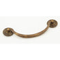 Schaub And Company - Bail Pull with rosettes, Estate Dover, 5-1/2'' cc - Estate Dover