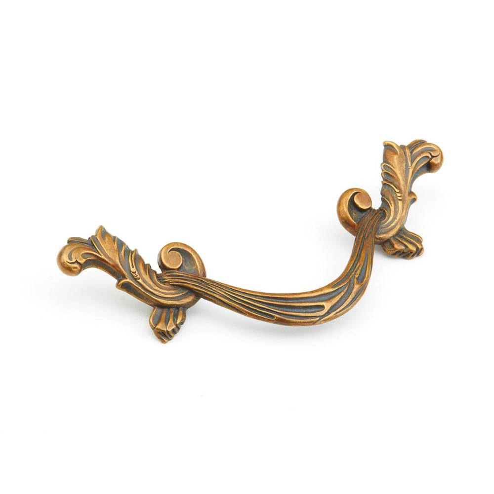 Schaub And Company - Pull, Swag, Monticello Brass, 3-1/2'' cc - Monticello Brass