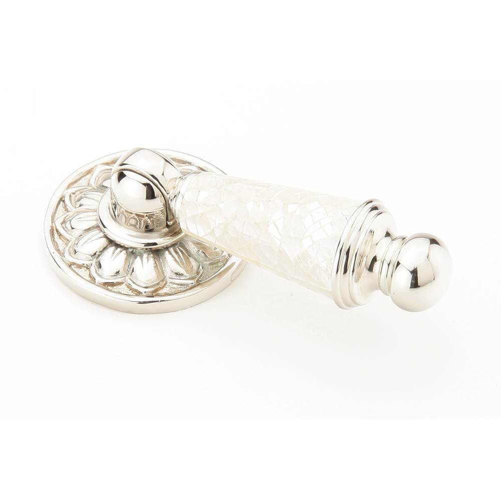 Schaub And Company - Mother Of Pearl,Brass Pendant Pull With Mother Of Pearl Inlay And Polished Nickel - Mother of Pearl