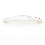 Schaub And Company - Mother Of Pearl,Polished Nickel Pull With White Mother Of Pearl Inlay,6'' Cc - Mother of Pearl