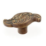 Schaub And Company - Knob, Oblong, Monticello Brass, 7/8'' x 2'' dia - Monticello Brass