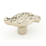Schaub And Company - Knob, Oblong, White Brass, 7/8'' x 2'' dia - White Brass