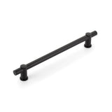 Schaub And Company - Fonce Appliance Pull, 12'' cc, with Matte Black - Matte Black