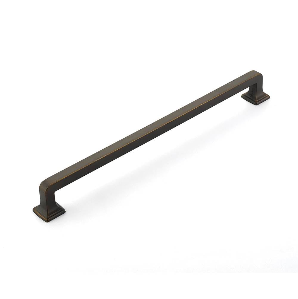 Schaub And Company - Back to Back, Appliance Pull, Ancient Bronze, 15'' cc - Ancient Bronze