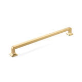 Schaub And Company - Back to Back, Appliance Pull, Signature Satin Brass, 15'' cc - Signature Satin Brass