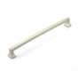 Schaub And Company - Appliance Pull, Arched, Satin Nickel, 15'' cc - Satin Nickel