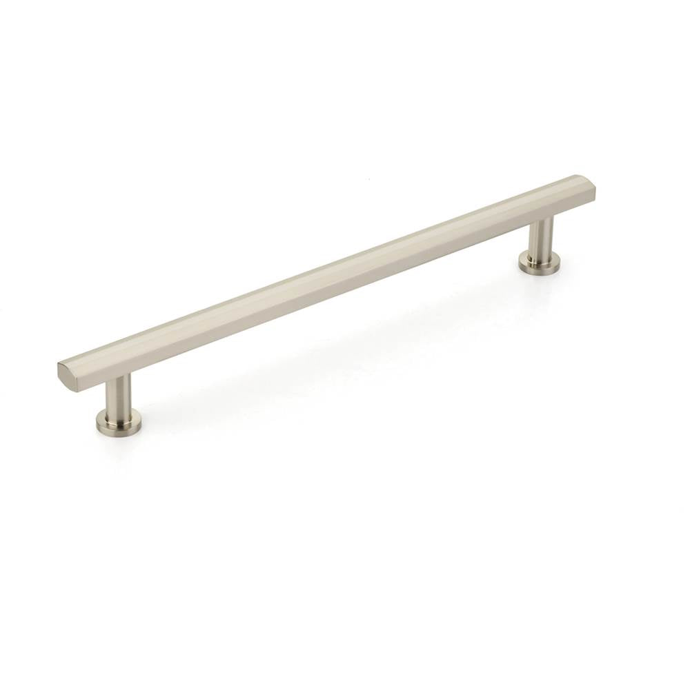 Schaub And Company - Back to Back, Appliance Pull, Brushed Nickel, 12'' cc - Brushed Nickel