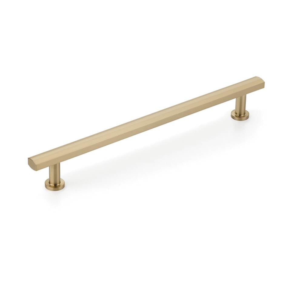 Schaub And Company - Back to Back, Appliance Pull, Signature Satin Brass, 12'' cc - Signature Satin Brass