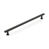 Schaub And Company - Back to Back, Appliance Pull, Matte Black, 18'' cc - Matte Black