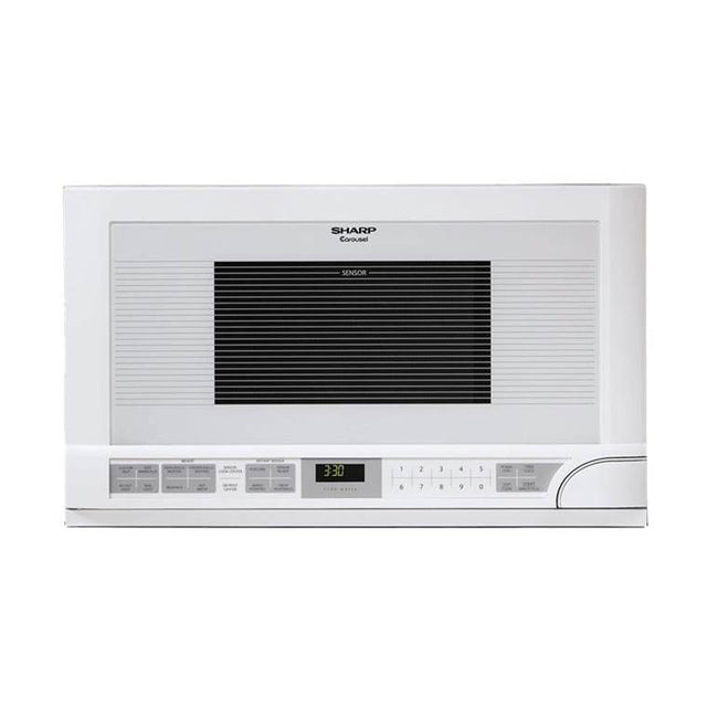 Sharp - 1.5 CF Over-the-Counter Microwave Auto Touch 1100W - White