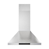 Sharp - 24 in. Wall Mount Chimney Range Hood - Stainless