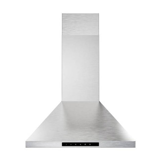 Sharp - 24 in. Wall Mount Chimney Range Hood - Stainless