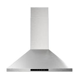 Sharp - 30 in. Wall Mount Chimney Range Hood - Stainless