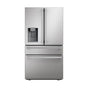 Sharp - 22.0 CF Counter-Depth 4-Door French Door, Dispenser - Stainless