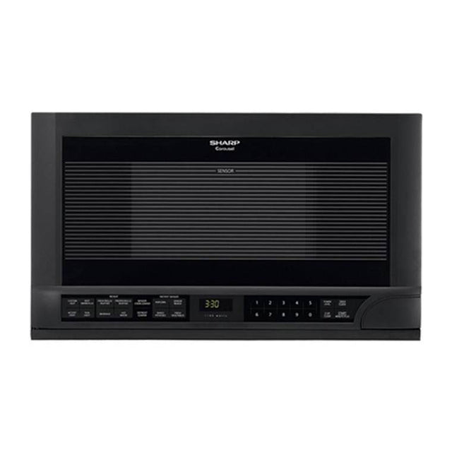 Sharp - 1.5 CF Over-the-Counter Microwave Auto Touch 1100W - Black