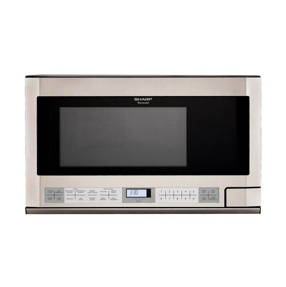 Sharp - 1.5 CF Over-the-Counter Microwave 1100W - Stainless