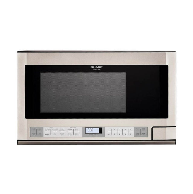 Sharp - 1.5 CF Over-the-Counter Microwave 1100W - Stainless