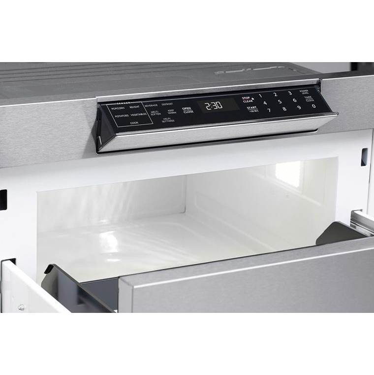 24'' / 1.2 CF Flat Panel Microwave Drawer 1000W Sensor LCD