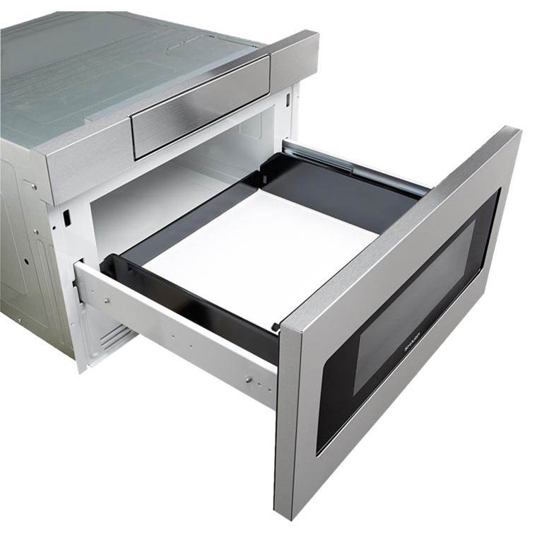30'' / 1.2 CF Flat Panel Microwave Drawer 1000W Sensor LCD