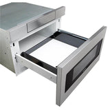 30'' / 1.2 CF Flat Panel Microwave Drawer 1000W Sensor LCD